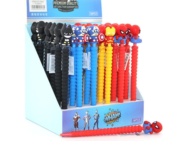 07 Uçlu Karışık Kahraman Figürlü Kalem