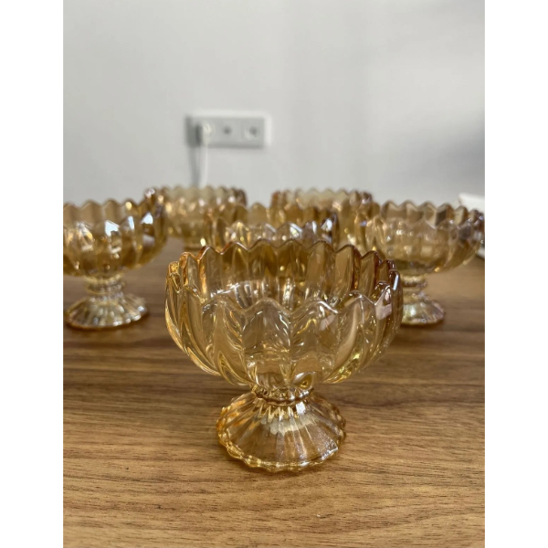 İSTANBUL Toptan Ticaret 201 6'lı Cam Çerezlik Seti