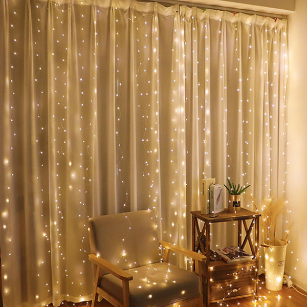 3x3 Kumandalı Perde LED 9 3x3 Kumandali Perde LED 1