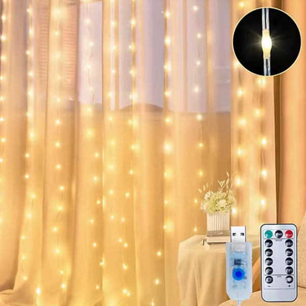 3x3 Kumandalı Perde LED 7 3x3 Kumandalı Perde LED