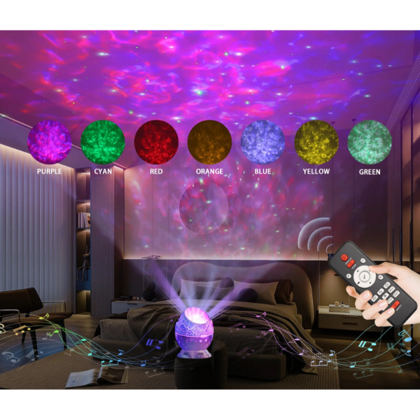 Catlak Dinozor Yumurtasi Tasarimli Projektorlu Gece Lambasi Bluetooth Ozellikli 1