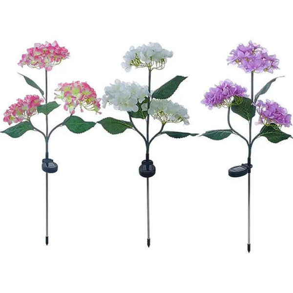 Gunes Enerjili Kazikli Cicek LED Lamba 1