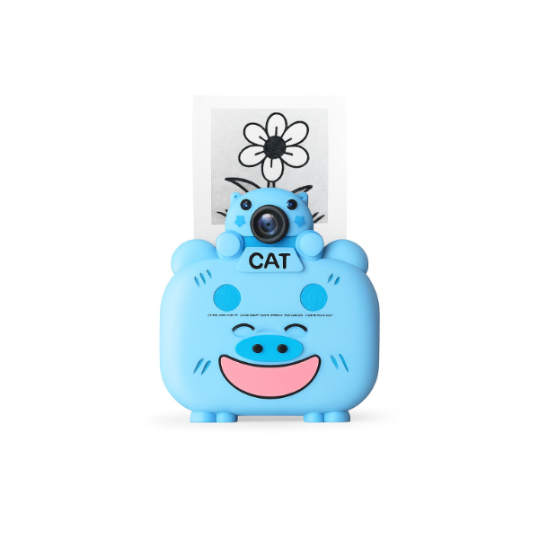 Kameralı Fotoğraf Yazıcısı Mavi Renk 9 Kamerali Fotograf Yazicisi Mavi Renk 1