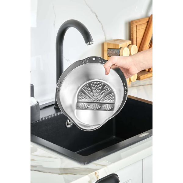 Paslanmaz Çelik Pirinç Süzgeci 9 Paslanmaz Celik Pirinc Suzgeci 1