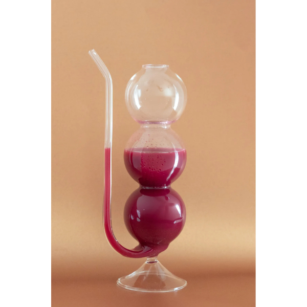 Pipetli Bogumlu Cam Bardak 1