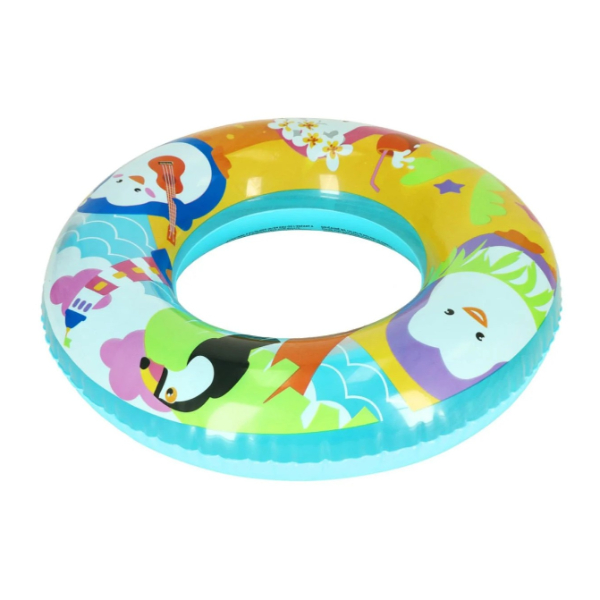 Sevimli Hayvanlar Desenli Cocuk Deniz Simidi 3 6 Yas 1