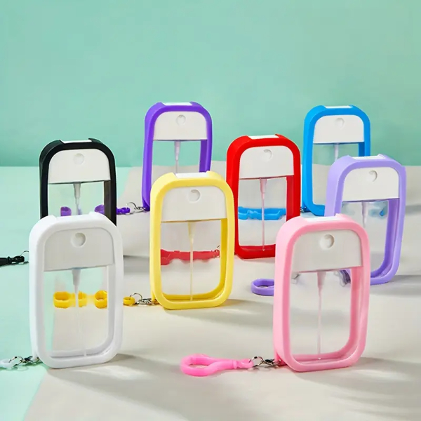 Silikon Kılıflı Anahtarlıklı Sprey Şişesi 7 Silikon Kılıflı Anahtarlıklı Sprey Şişesi