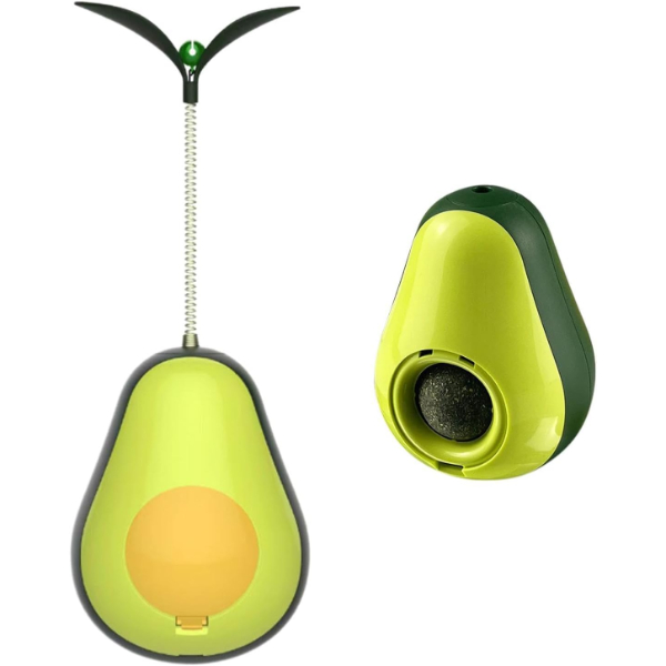 Avokado Şeklinde Kedi Naneli ve Mama Hazneli Kedi Oyuncağı 9 Avokado Seklinde Kedi Naneli ve Mama Hazneli Kedi Oyuncagi 1