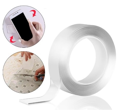 Çift Taraflı Nano Bant 2 Metre 7 Çift Taraflı Nano Bant 2 Metre