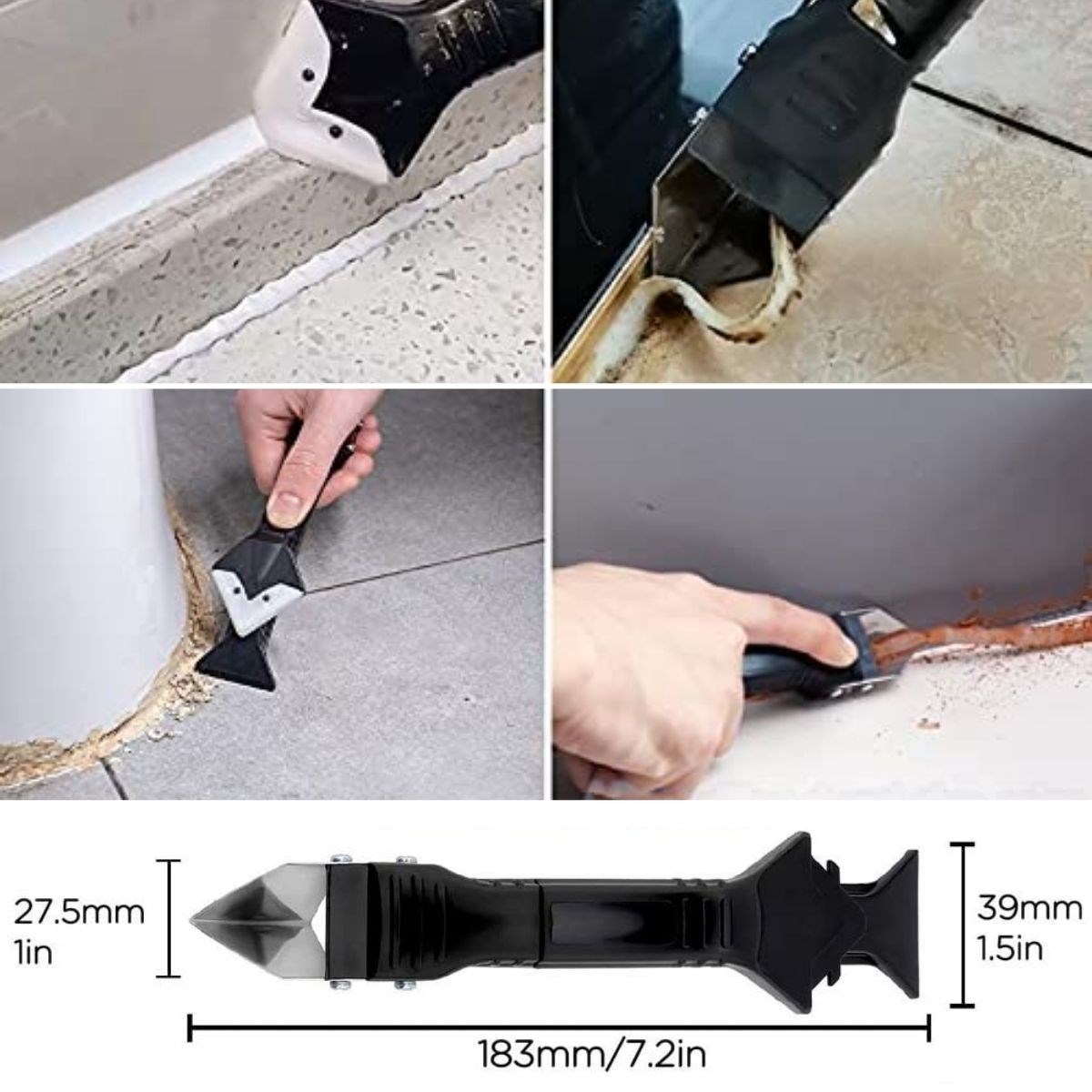 Fayans Derz Silikon Kazıyıcı Uygulayıcı 7 Fayans Derz Silikon Kazıyıcı Uygulayıcı