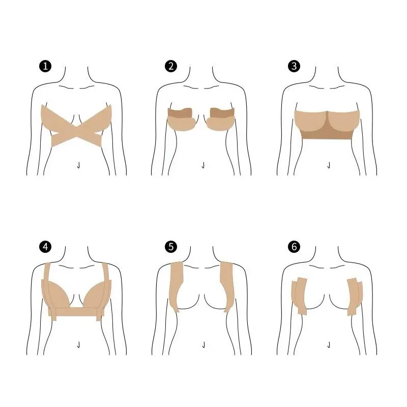 İSTANBUL Toptan Ticaret 163 Göğüs Dikleştirme Bandı S Beden 2.5 Cm.
