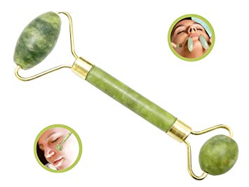 Jade Roler 2'li Yeşim Taşı Yüz Masaj Aleti 7 Jade Roler 2'li Yeşim Taşı Yüz Masaj Aleti