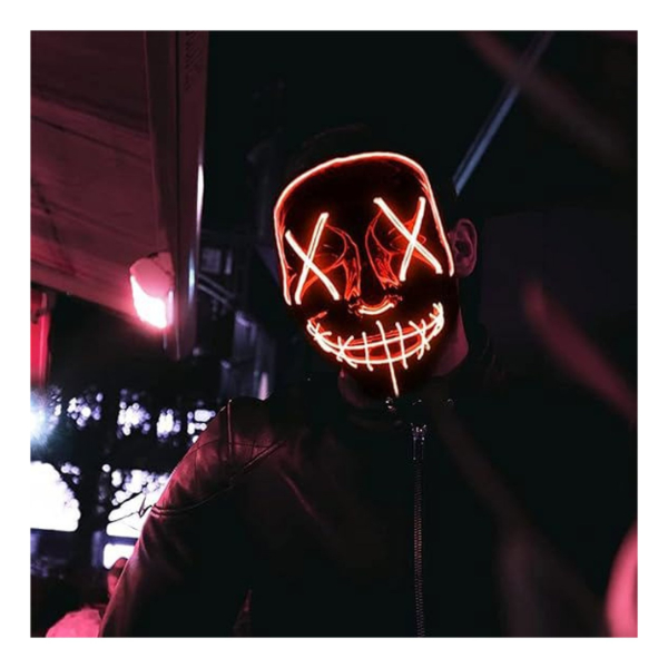 LED Isikli Turuncu Maske 1