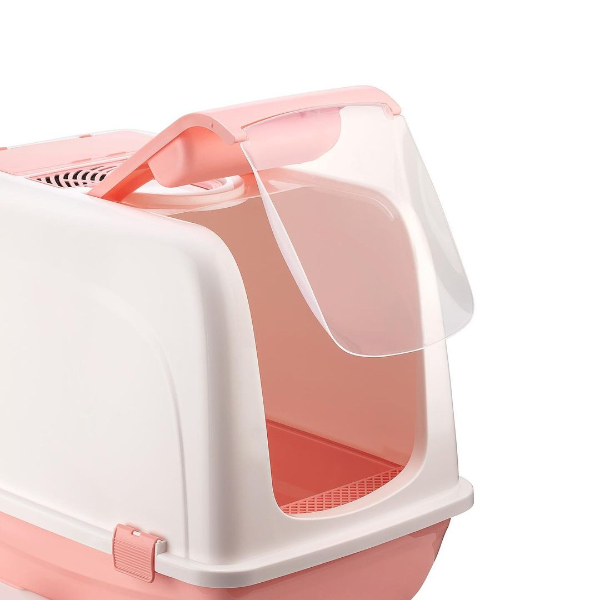 Mikopet Buyuk Kapali Kedi Tuvaleti Mor 1