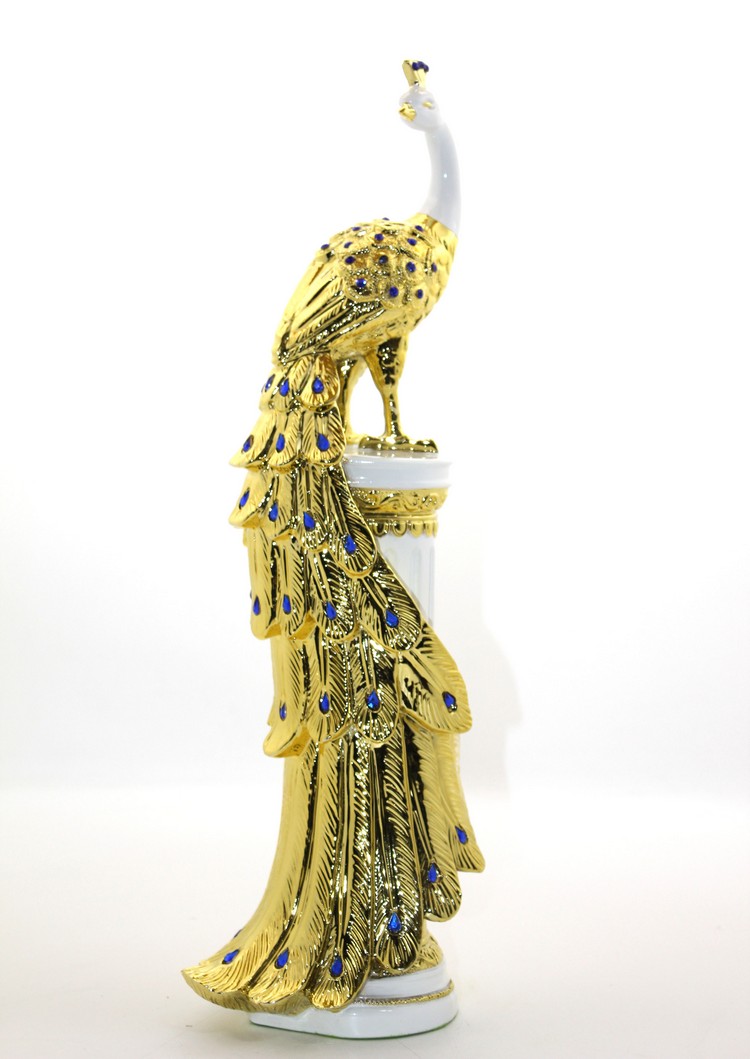 Polyester Tavuskuşu Figürü Model 2 7 Polyester Tavuskuşu Figürü Model 2