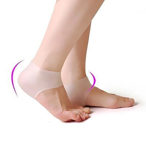 Silikon Topuk Corabi Beyaz Renk 1