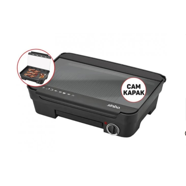 İSTANBUL Toptan Ticaret 217 Sinbo Elektrikli Izgara Cam Kapaklı