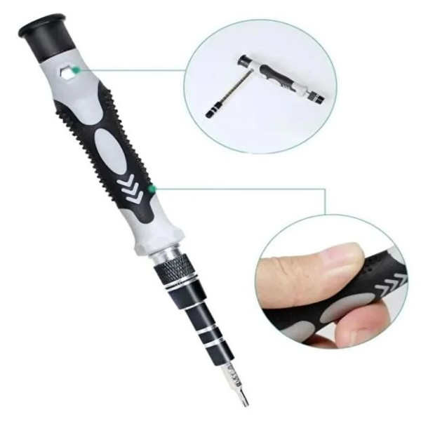 115 Parca Manyetik Uclu Hassas Tornavida Seti 1