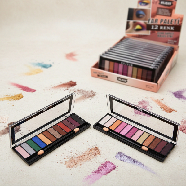 İSTANBUL Toptan Ticaret 172 12'li Far Paleti - 2'li Set