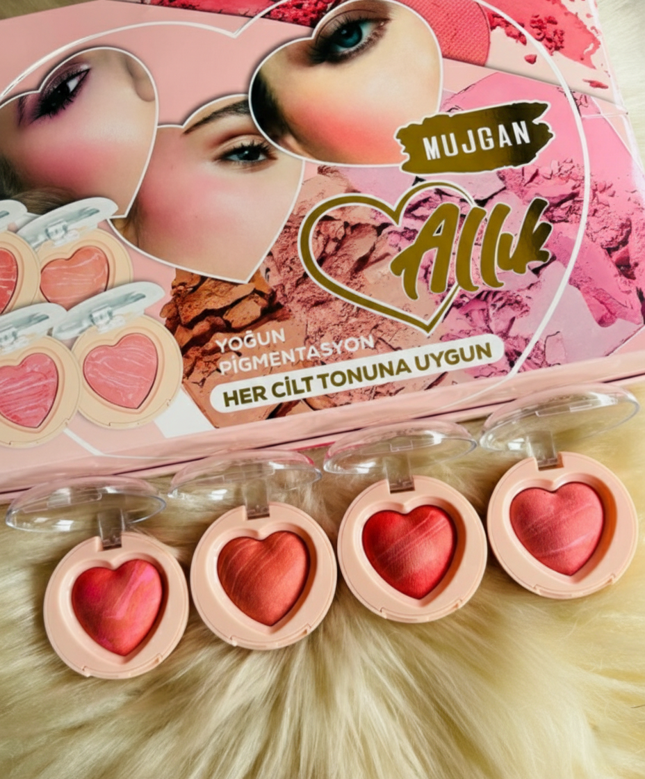 4lu Kalp Allik Blush Seti 1