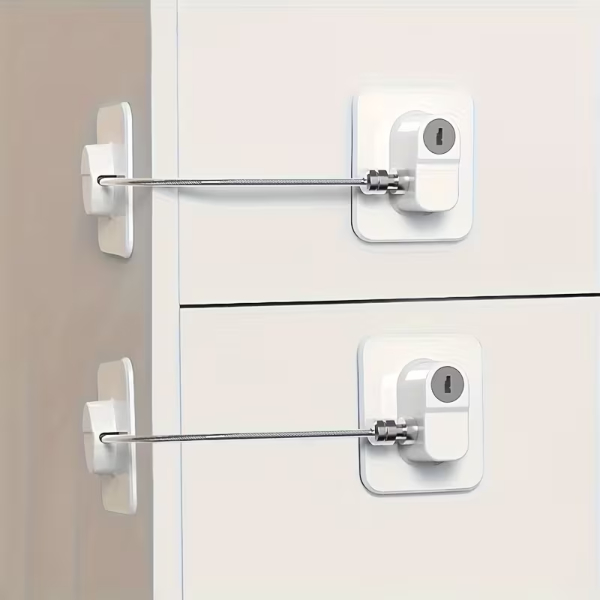 Beyaz Plaka Halatli Emniyet Kilidi 1