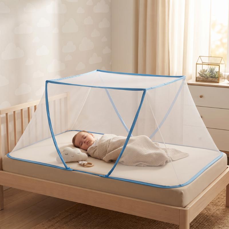Portatif Bebek ve Çocuk Sinek Koruyucu Cibinlik Tül (50x125 cm) – Katlanabilir Beşik ve Yatak Tülü 4 Portatif Bebek ve Çocuk Sinek Koruyucu Cibinlik Tül (50x125 cm) – Katlanabilir Beşik ve Yatak Tülü