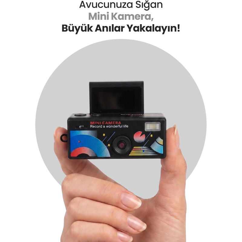 Dijital Mini Anahtarlık Kamerası - Katlanır Ekran - 1080p Çözünürlük 6 Dijital Mini Anahtarlik Kamerasi Katlanir Ekran 1080p Cozunurluk 1